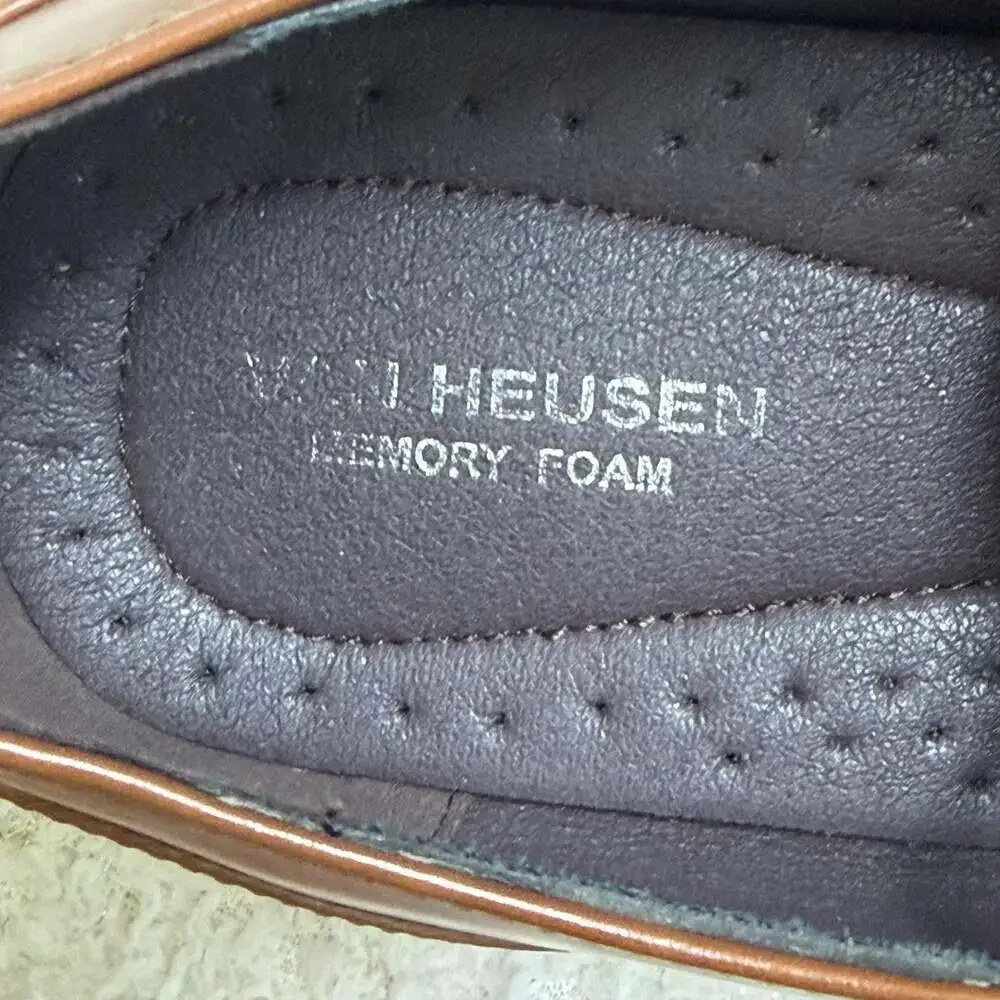 Van Heusen Men's Garrett Memory Foam Oxford Dress Shoes Size 15 EUC Business